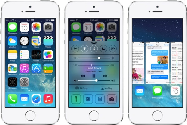 ios7 home screen