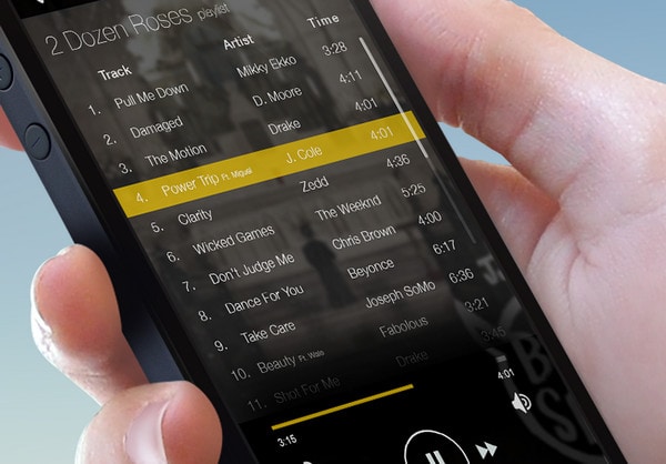 Music Player Concept by D Moore