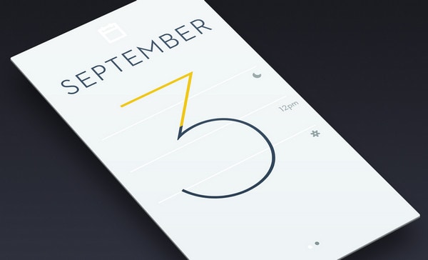 Well Groomed Vibrant Calendar Widget Designs for Mobile Apps Designmodo