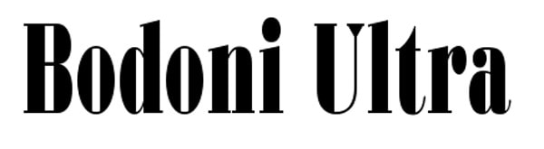 Bodoni Ultra