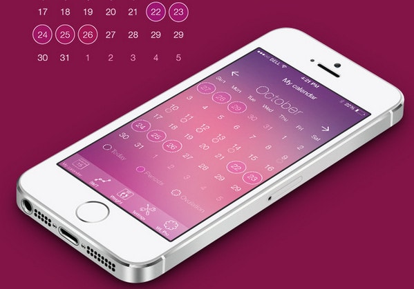 Concept WomenLog ios7 by Ksenia Butyrina