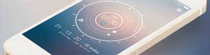 Elegance and Refinement of Mobile Interfaces based on Blurred Backgrounds