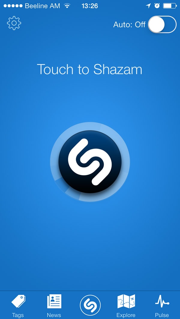 Shazam app
