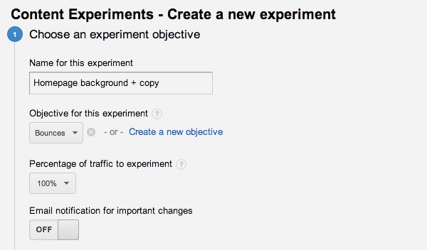 Content Experiments