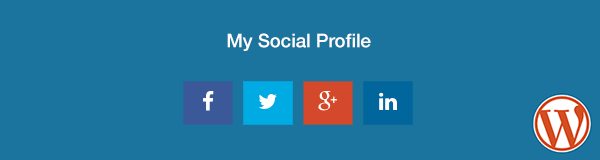 Building a social media profile widget in WordPress