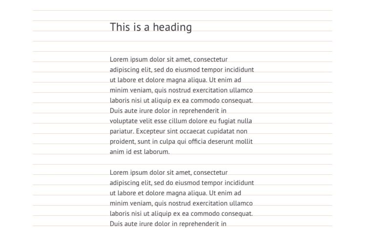How to Easily Create a Responsive Vertical Rhythm with CSS
