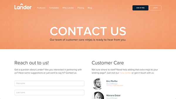 15 Contact Pages Showcasing Great User Experience - Designmodo