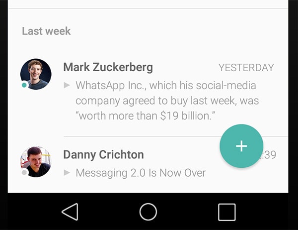 WhatsApp – Material Design