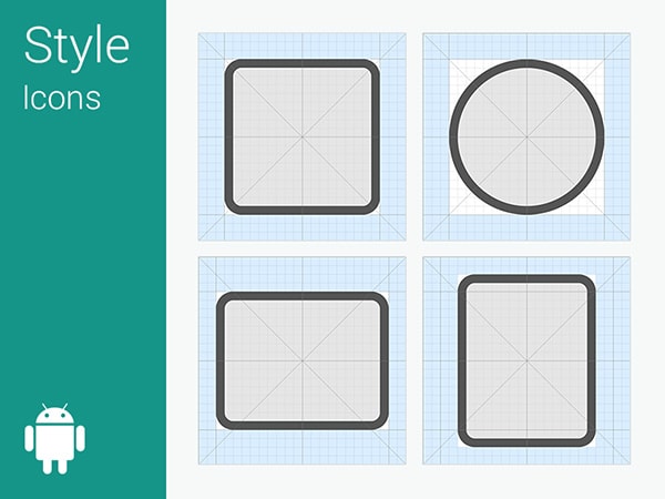 Material Design Icon Grid System