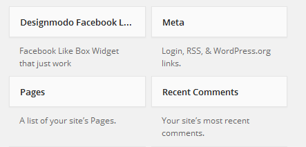 Widget in WordPress Dashboard