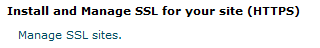 Install SSL for your site