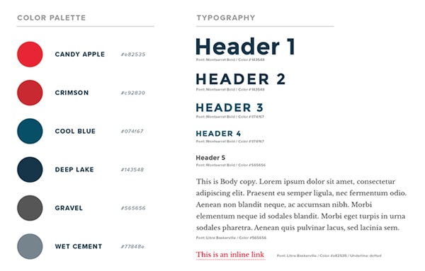 How To Create a Web Design Style Guide - Designmodo