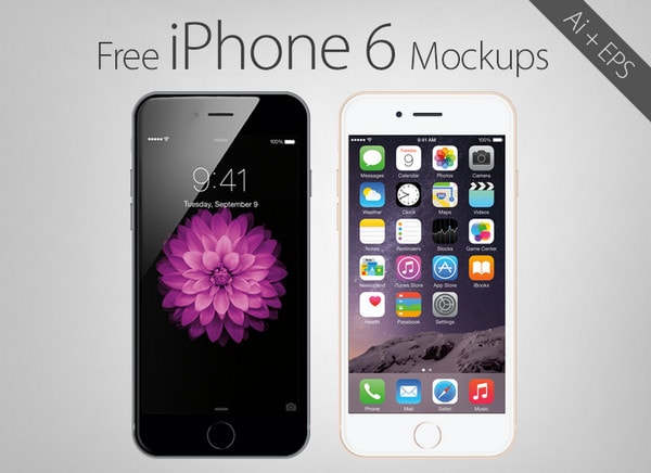 Download Collection Of Free Iphone 6 And 6 Plus Mockups PSD Mockup Templates