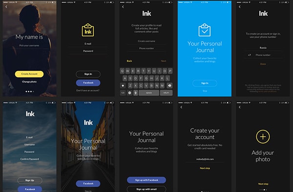 20 Free Mobile UI & Wireframe Kits for Sketch App