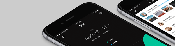 Ink UI Kit - Free iOS App Screens