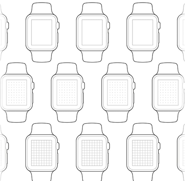 Apple Watch Paper Wireframes