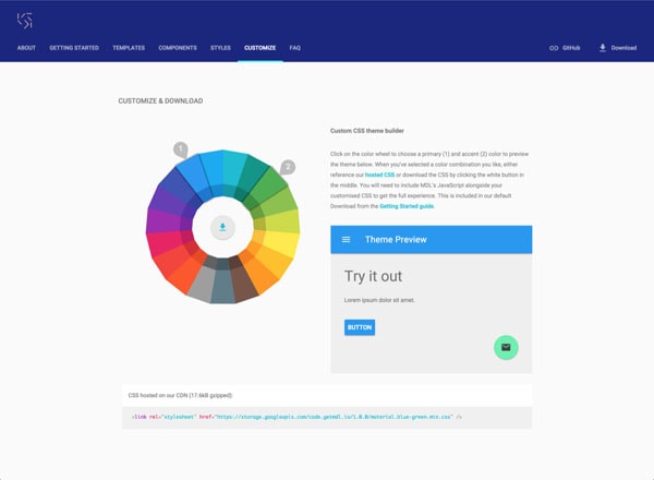 Material Design Colors