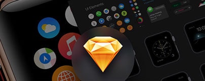 GUIs, Wireframes and Sketch Templates for Apple Watch Apps