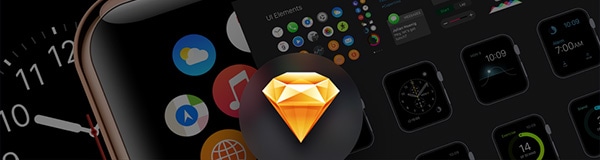 GUIs, Wireframes and Sketch Templates for Apple Watch Apps