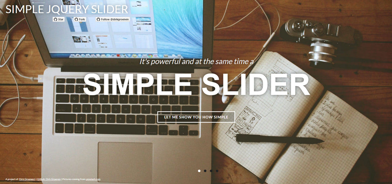 Simple slider