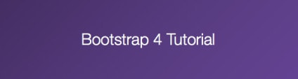 Bootstrap 4 Tutorial: Create a One-Page Template