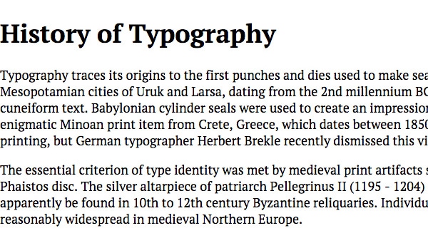 Typography Examples