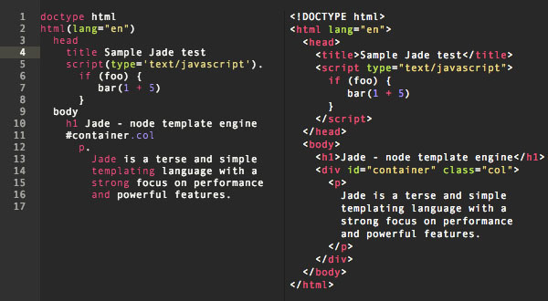 HTML Preprocessors