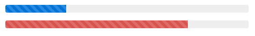 Striped and Animated Progress bar