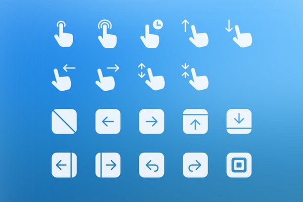 Category - User Interface & Gesture Icons