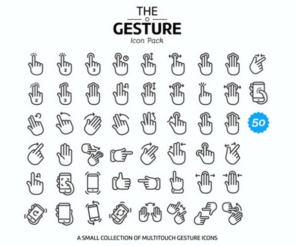 Category - User Interface & Gesture Icons