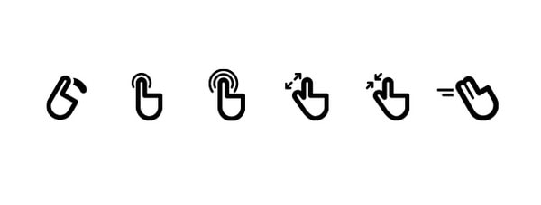 Category - User Interface & Gesture Icons