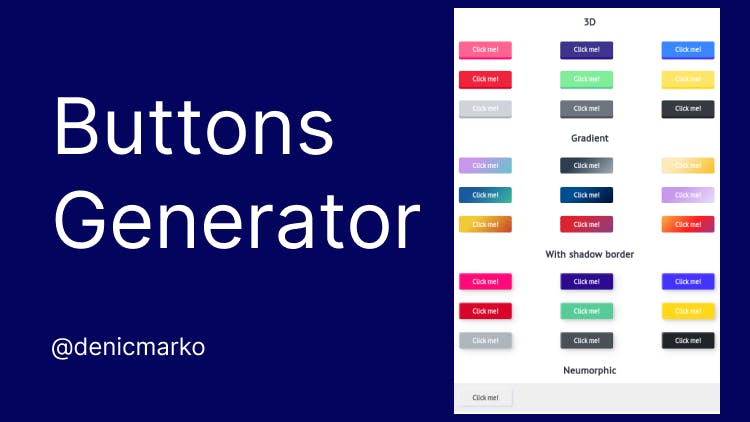 Buttons Generator