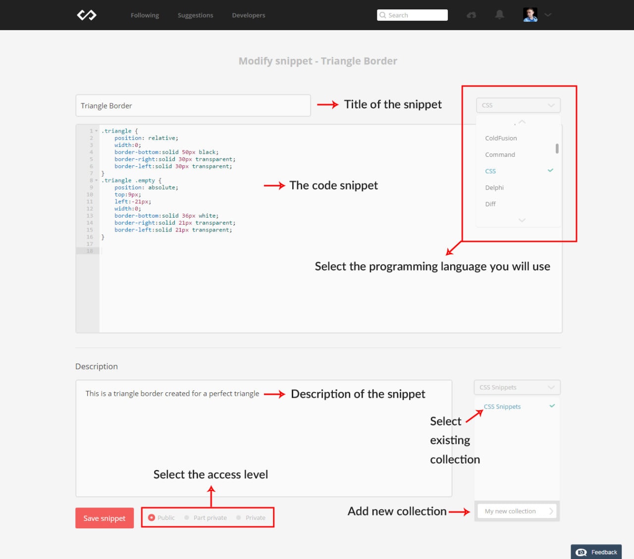Codepad: A New Way of Saving and Sharing Code Snippets
