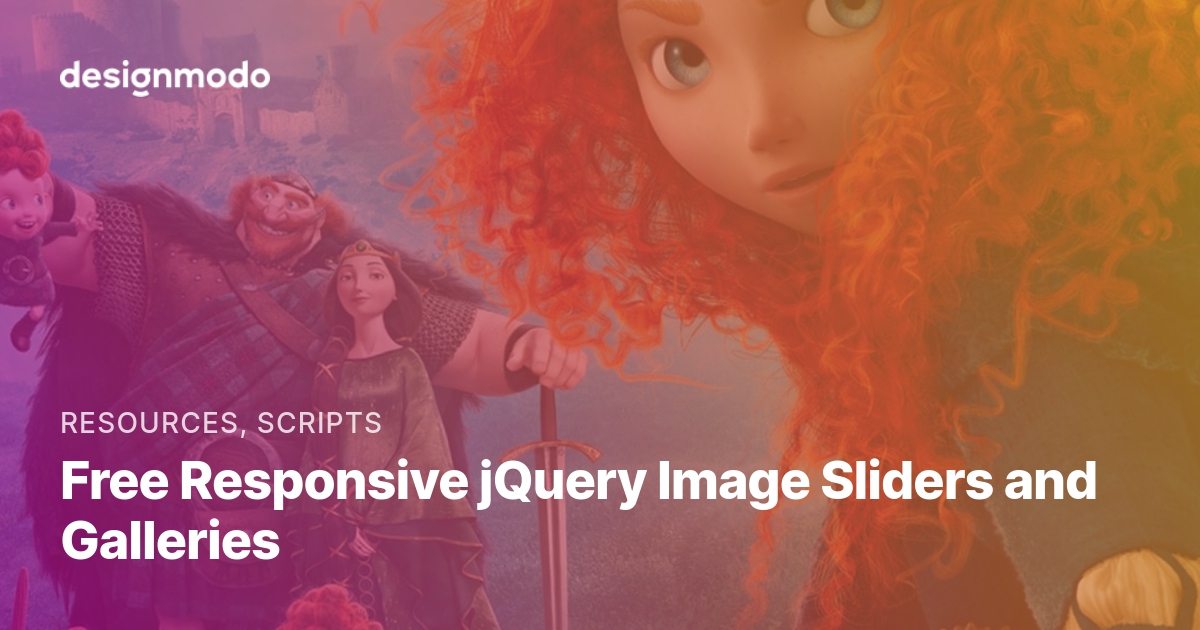 Free Responsive jQuery Image Sliders and Galleries Designmodo