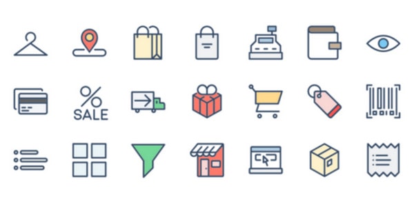 Shopping and E-commerce Icons