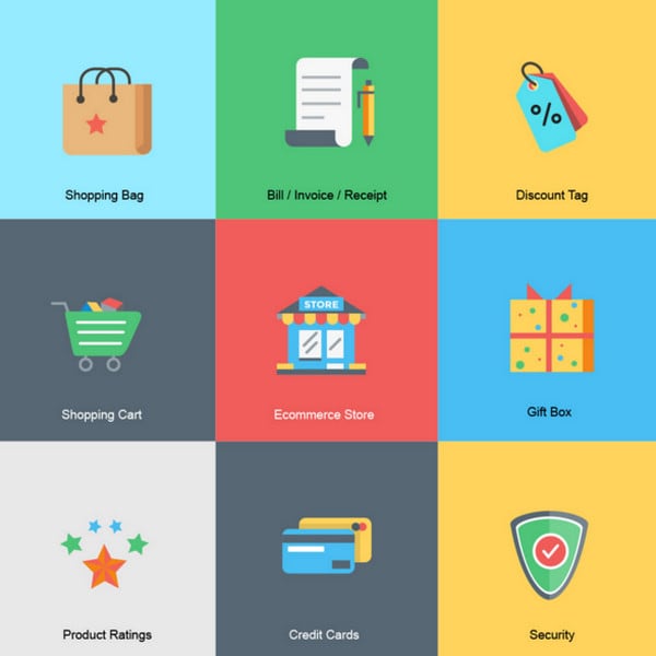 Free Shopping Cart Payment And Other E Commerce Icons