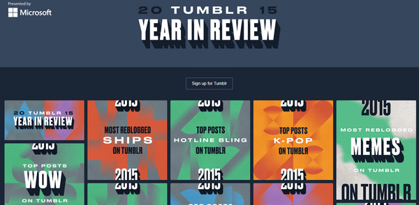 Tumblr’s Year in Review