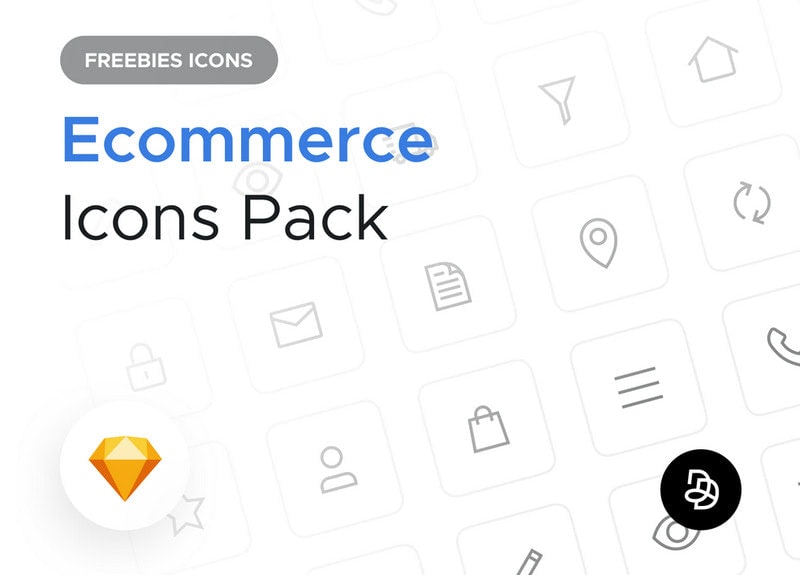 Collection of Free eCommerce Icons