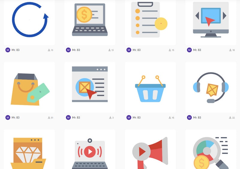 Free Animated eCommerce icons in Lottie Library