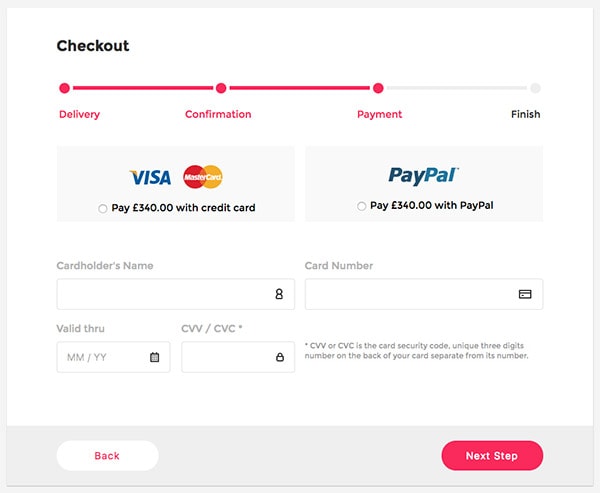 How To Create Checkout Form Using Html Css3 And Jquery Designmodo