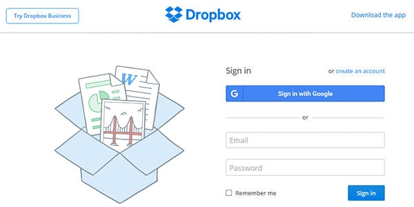 is dropbox secure for business