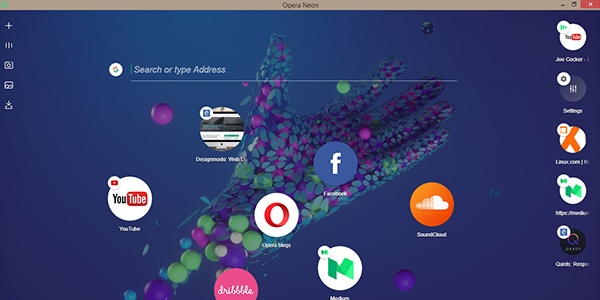 does opera neon browser support windows xp