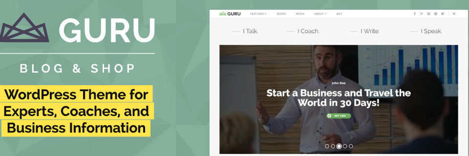 GuruBlog - WordPress Theme for Business