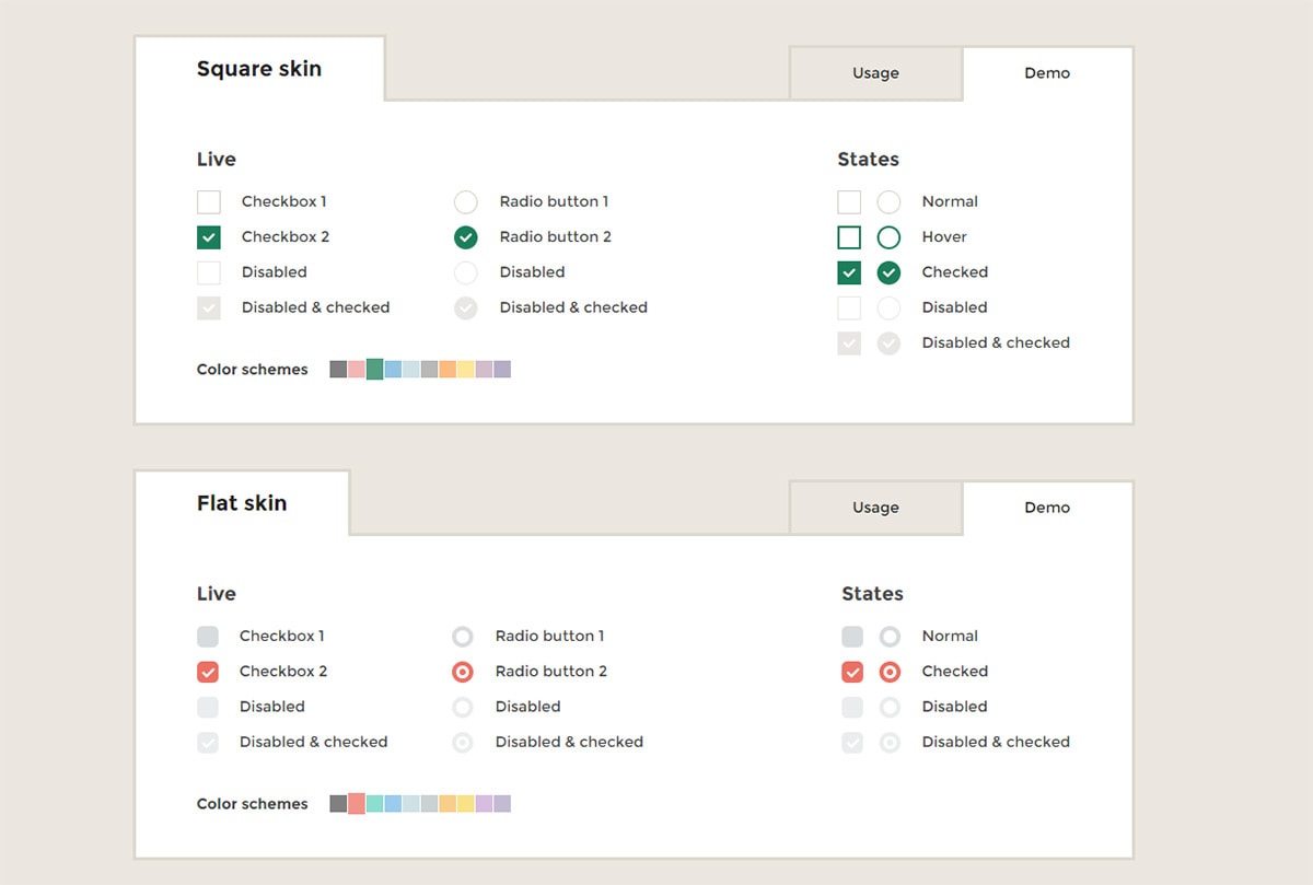 Best Free JS Libraries For Custom Radios & Checkboxes