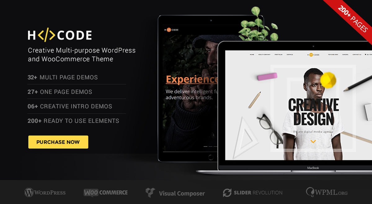 H-Code - A multi-purpose creative and flexible WordPress theme