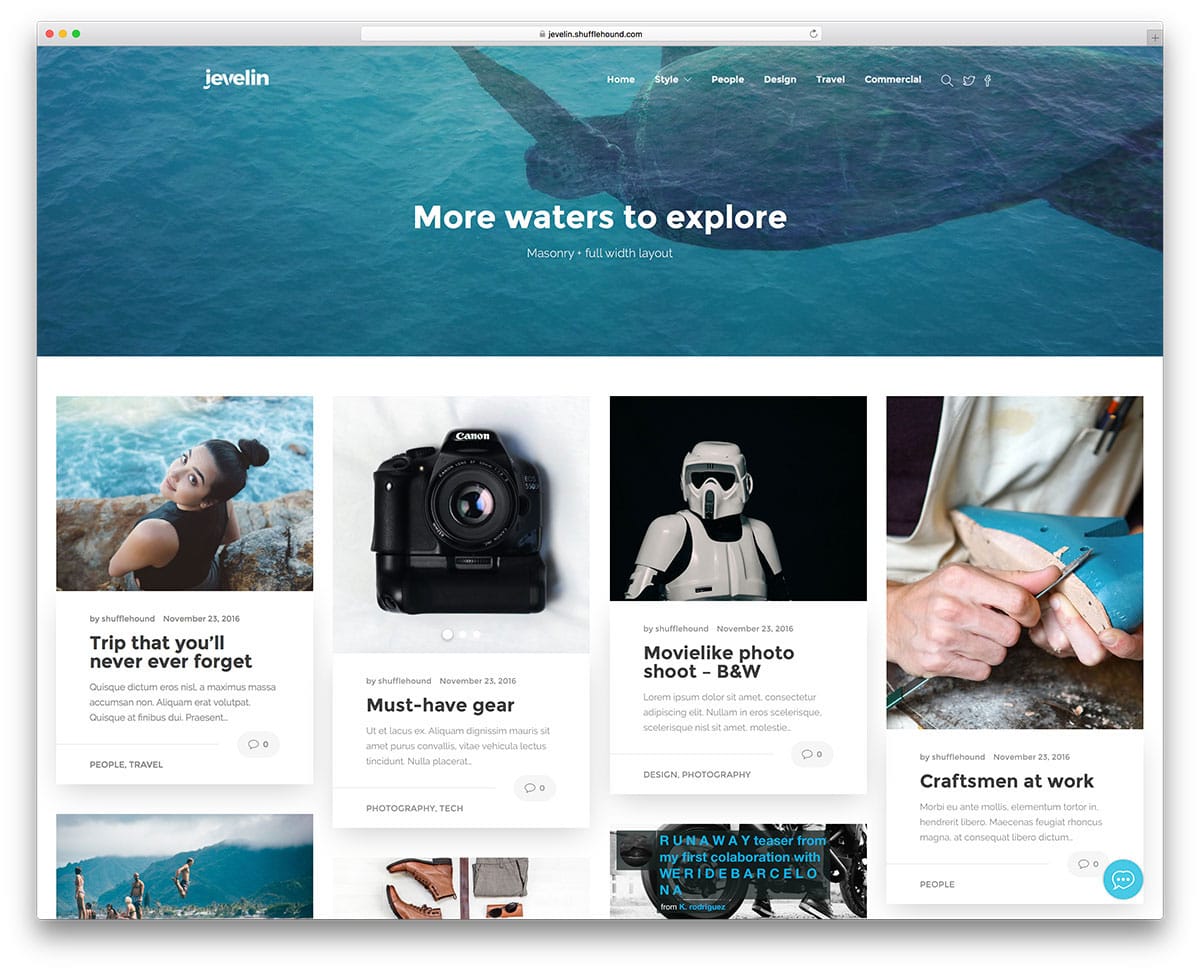 Jevelin WordPress Theme