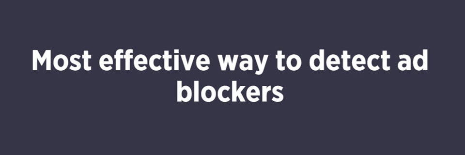 Best Free JS Adblock Detection Scripts For The Web