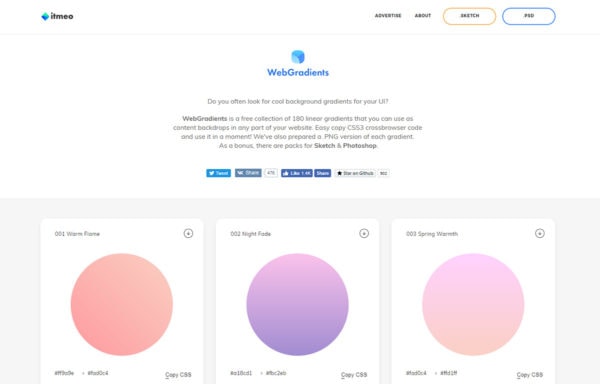 Gradients in Web Design: Trends, Examples & Resources