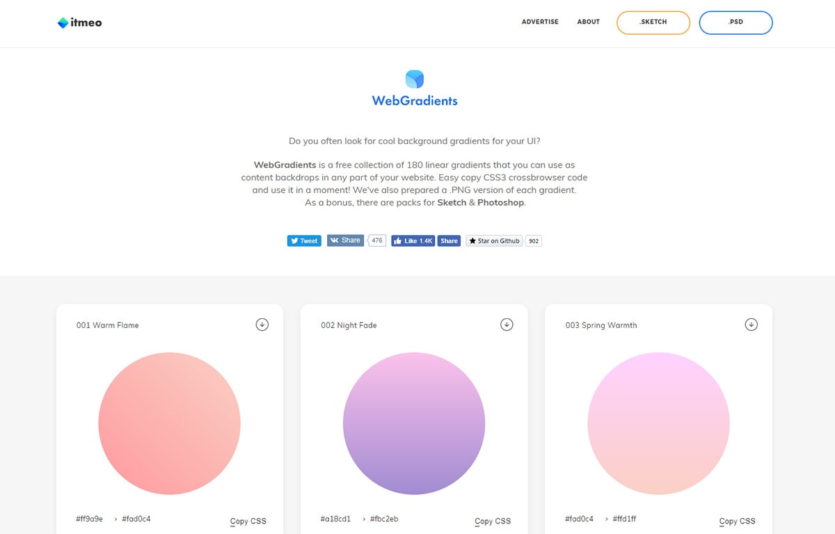 WebGradients Generator