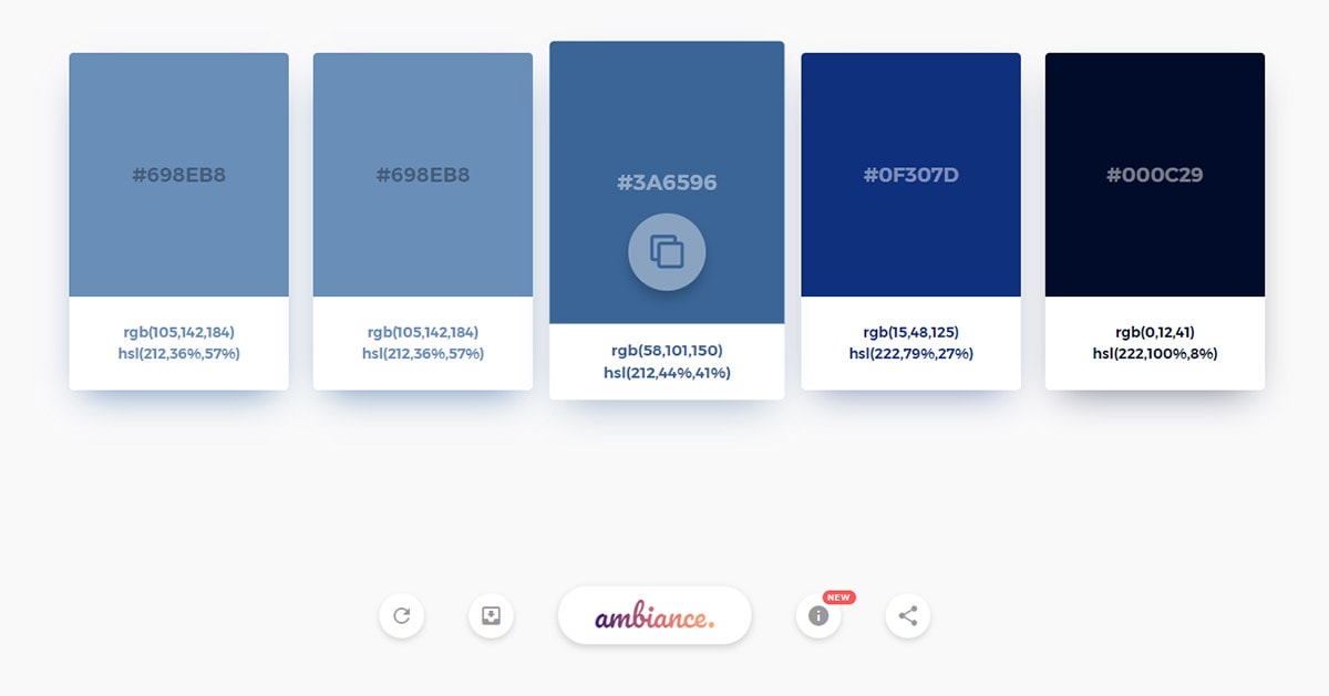 App deals color schemes